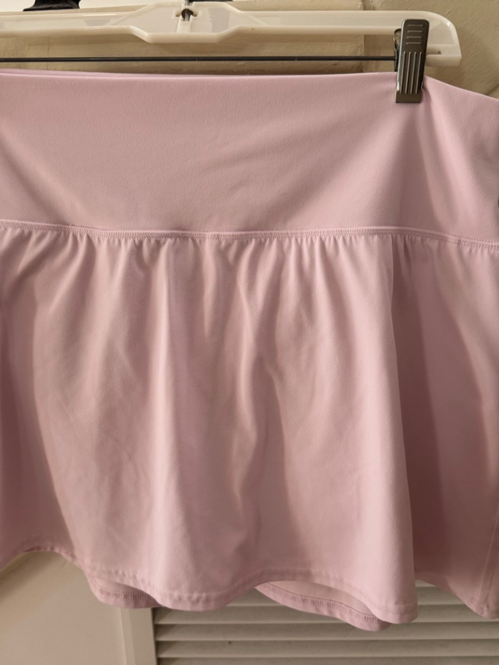 Lululemon Align tennis skirt, pale pink, with shorts liner, size 14 - Picture 5 of 9